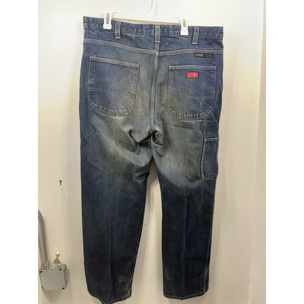 Dickies FR Men's Flame Resistant Heavy Duty Jeans Carpenter 38x37 Vintage Work